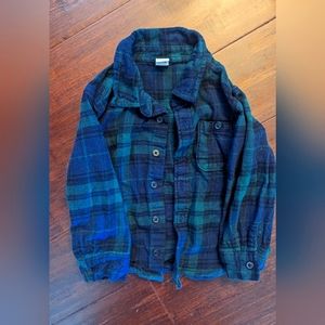 Toddler boys flannel shirt